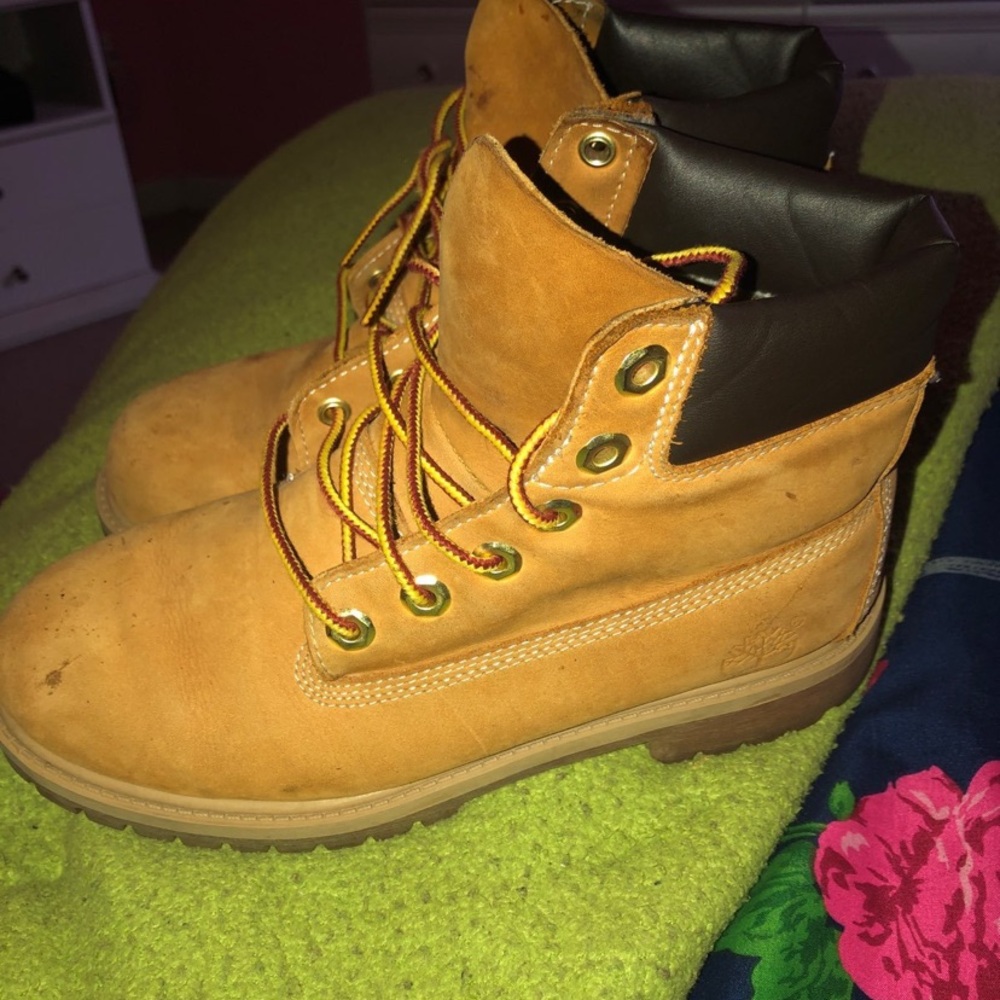 Timberland Men's Boots - Tan and Black